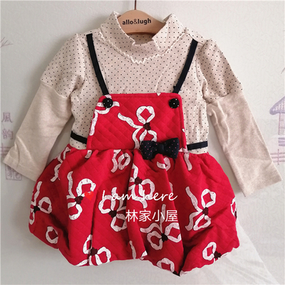 alfonso儿童装女童春秋连衣裙