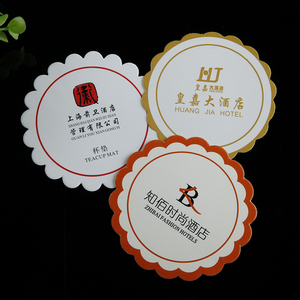 包邮杯垫定制一次性会所可印logo