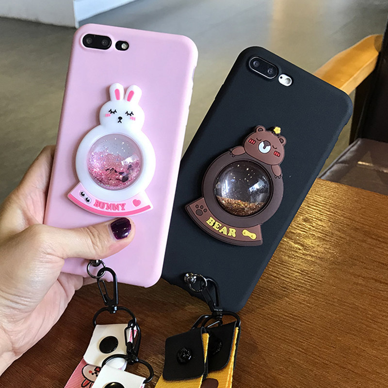 水晶流沙液體三星s7/s6手機殼edge卡通g9250小熊a5100挂脖繩g7106在類目 3C數碼配件, 手機配件, 手機保護套/殼中 - 來自Buy2taobao.com提供專業的淘寶代購服務