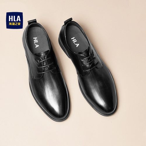 海澜之家爆款正装皮鞋男款冬加绒