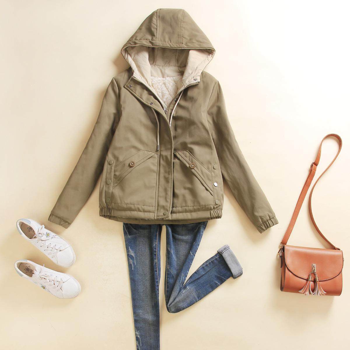 棉衣女冬装保暖加厚派克服连帽加绒中长款宽松棉袄大码棉服外套新,女装/女士精品,棉衣/棉服,淘宝优惠券,粉丝福利购,淘宝优惠卷