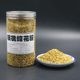 瓶 长白山野生山核桃花粉蜂蜜花粉东北山核桃蜂花粉食用花粉500g