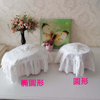 包邮博文布艺电饭锅罩防尘罩家电罩子防油电饭煲套子罩椭圆雪绒花