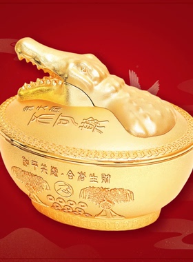 李居明2026马年吉祥物九运不可欺摆件摇钱树财盒财箱家居吉祥摆设