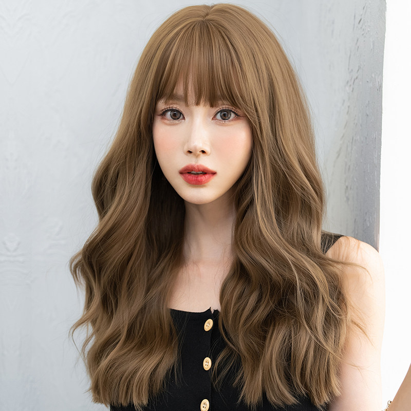 假发全头套女长发卷发波浪卷夏季自然假发套时尚新款全头仿真发型