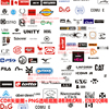 知名服裝品牌商標LOGO標志圖標CDR矢量圖平面設計素材LC108