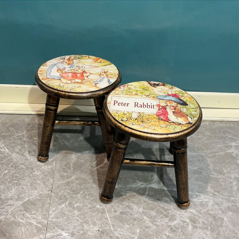 小圆凳实木欧式成人家用板凳