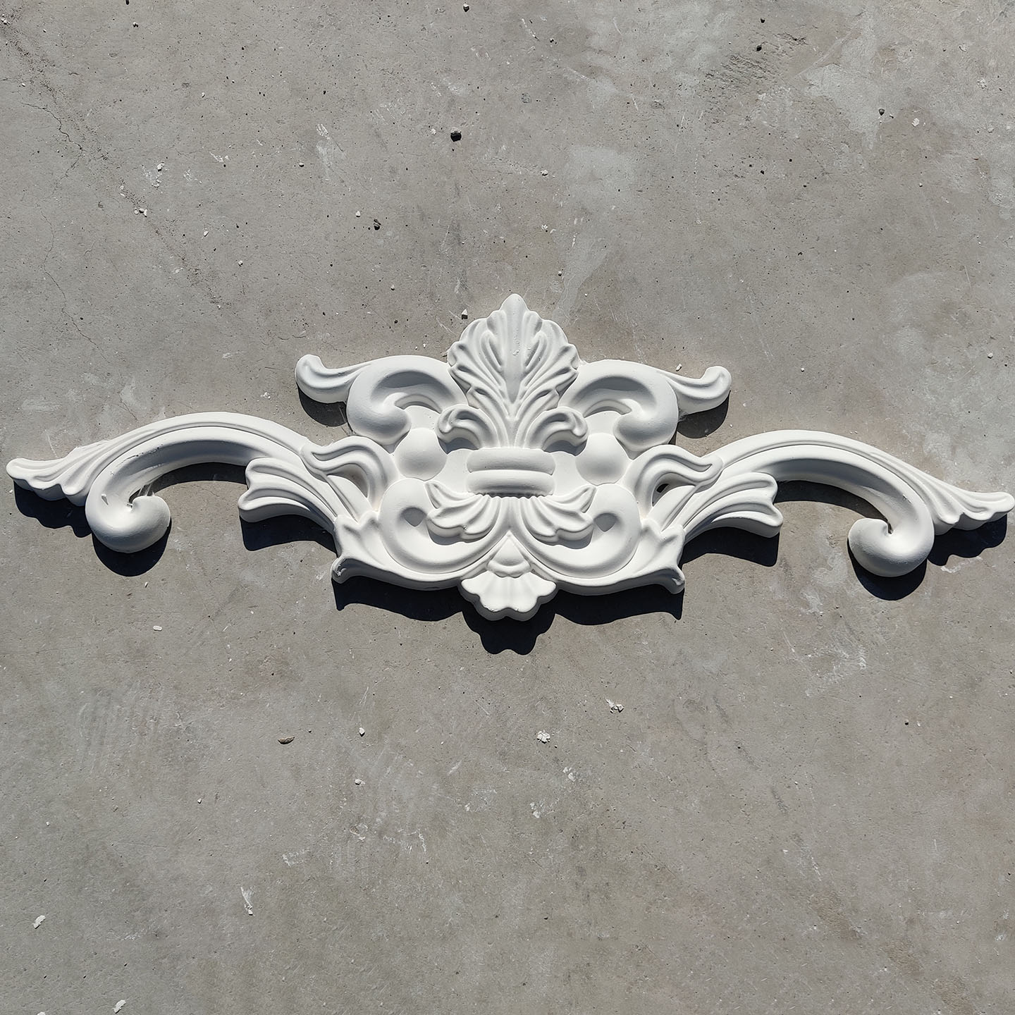 法式美式田园风格石膏长花58*19cm背景墙中间贴花包邮支持定制