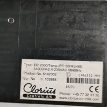 Clorius ER 2000 230V AC 克罗里温控器