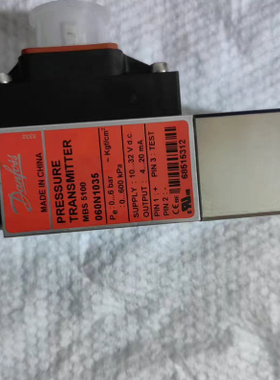 丹佛斯Danfoss压力传感器，型号MBS 5100 060N1035，量程0-6 bar