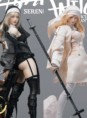 I8Toys 静谧犬 圣光大莱莱 修女阿格尼丝/魔女特蕾莎 1/6包胶兵人