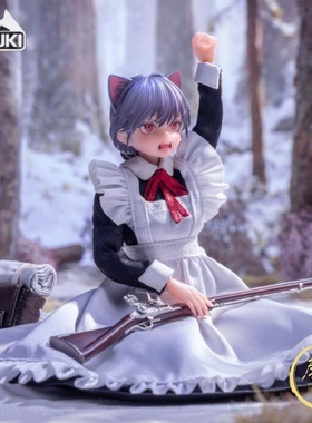 神猫跳动 FKEY原画 火枪手 菲奇子1/12布衣人偶可动手办 魔匠模型