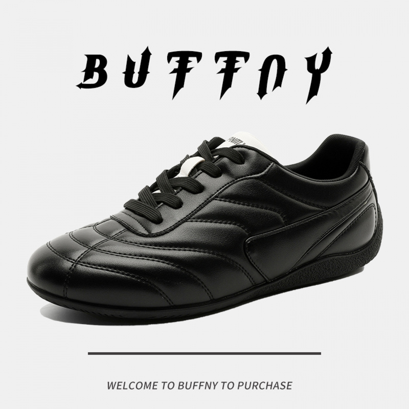 夏季低帮休闲鞋轻便透气平底跑步鞋小众设计感德训鞋纯色百搭男鞋