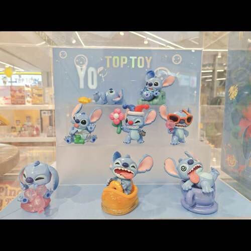 正版TOPTOY迪士尼史迪奇气球乐园系列手办盲盒史迪奇周边摆件礼物