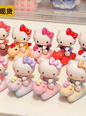 三丽鸥童心小马系列萌趣豆hellokitty盲盒手办潮玩可爱摆件送礼物