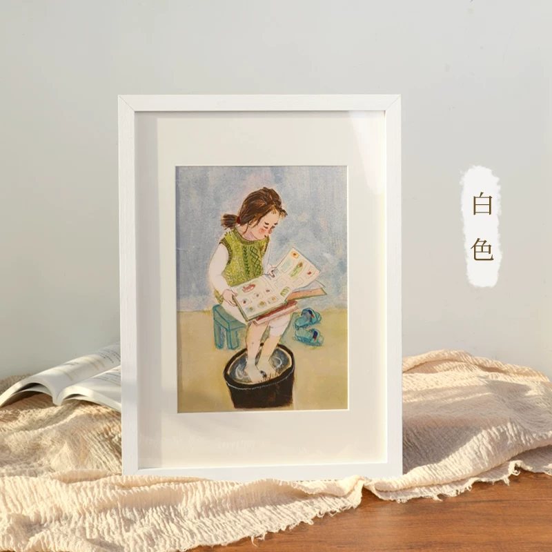 Фото frame из натурального дерева, настенный держатель, головоломка, постер