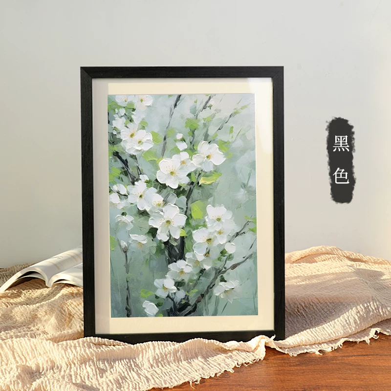 Фото frame из натурального дерева, настенный держатель, головоломка, постер