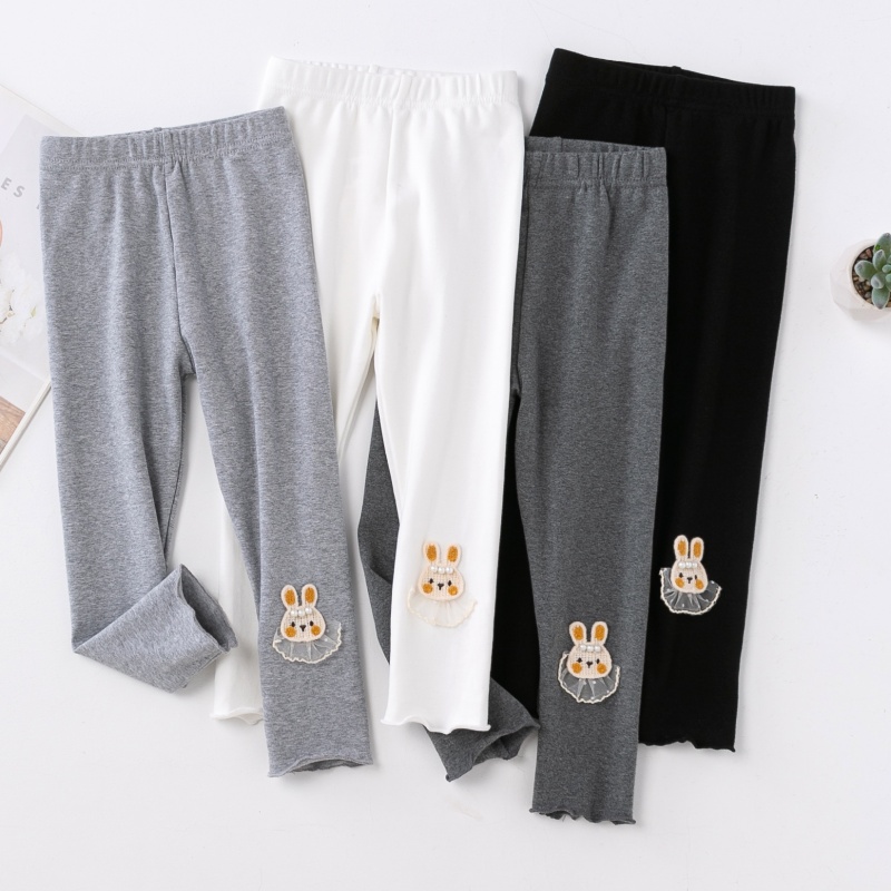 女童打底裤修身弹力长裤