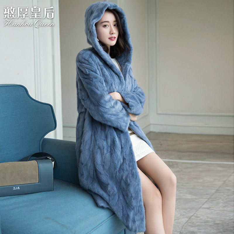 Queen honest Autumn and winter Haining Imported Mink fur coat have more cash than can be accounted for Korean Edition Mink Hooded overcoatin the Women's clothing/Boutique , Fur  category - from Buy2taobao.com to provide professional Taobao agent buy service