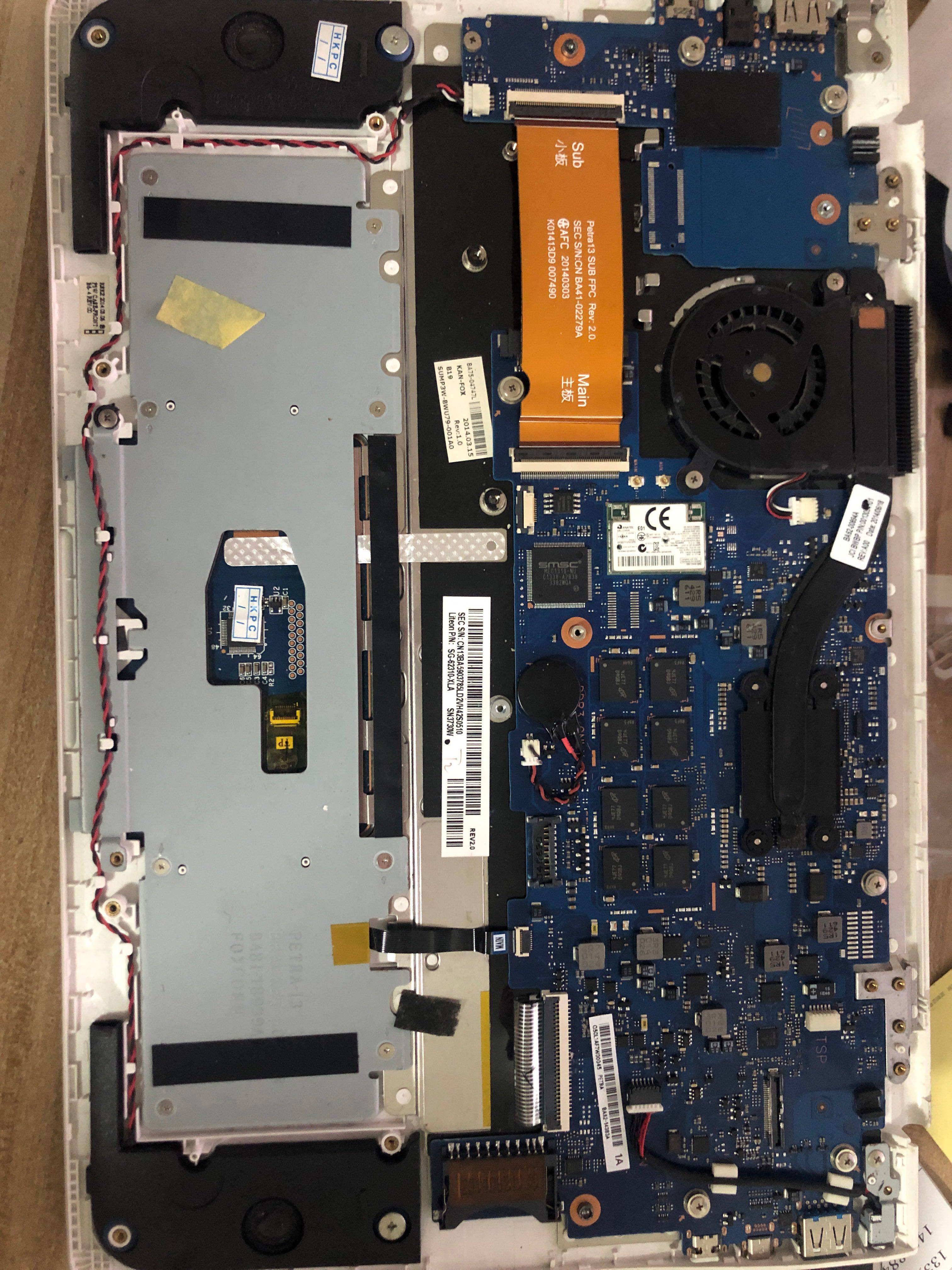 三星 905s3g  nt915s3g 910s3g主板 x4cpu 4g内存 ba41-02277a