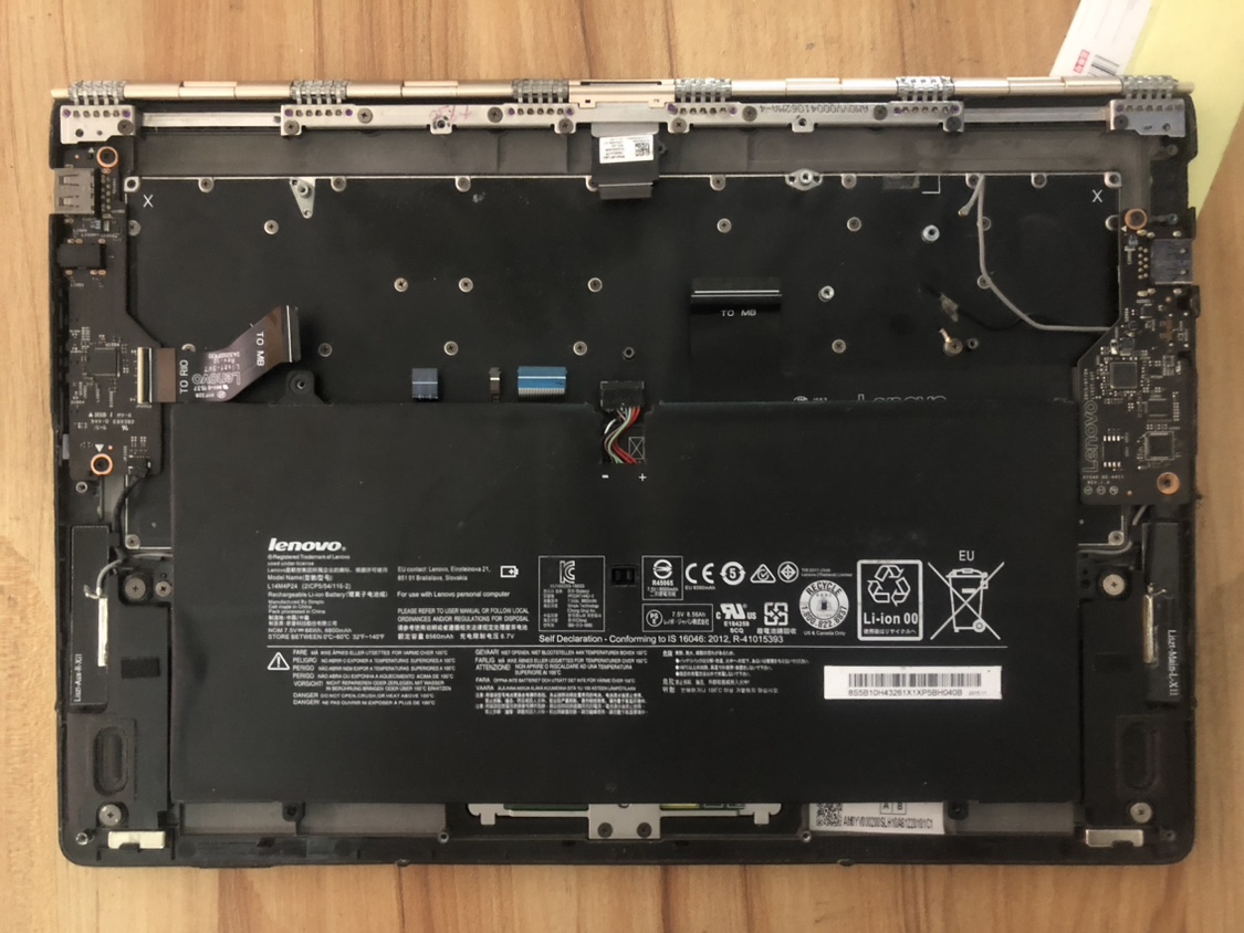 联想 YOGA 900-13ISK Yoga 4 pro 开关板 喇叭 键盘 散热器风扇