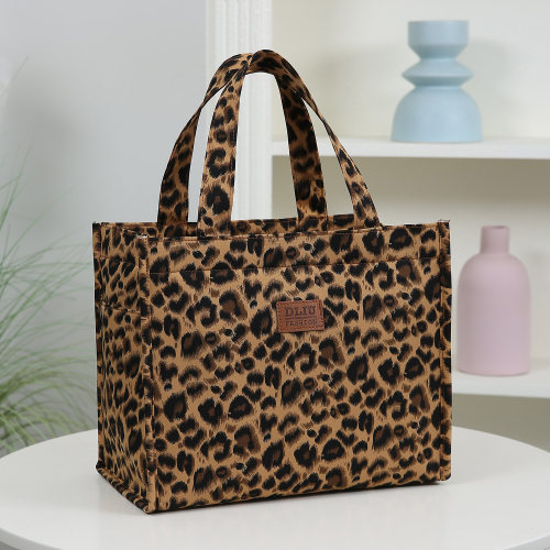 新款大容量大号上班通勤便当包手提包拎包带饭盒收纳袋便携杂物袋