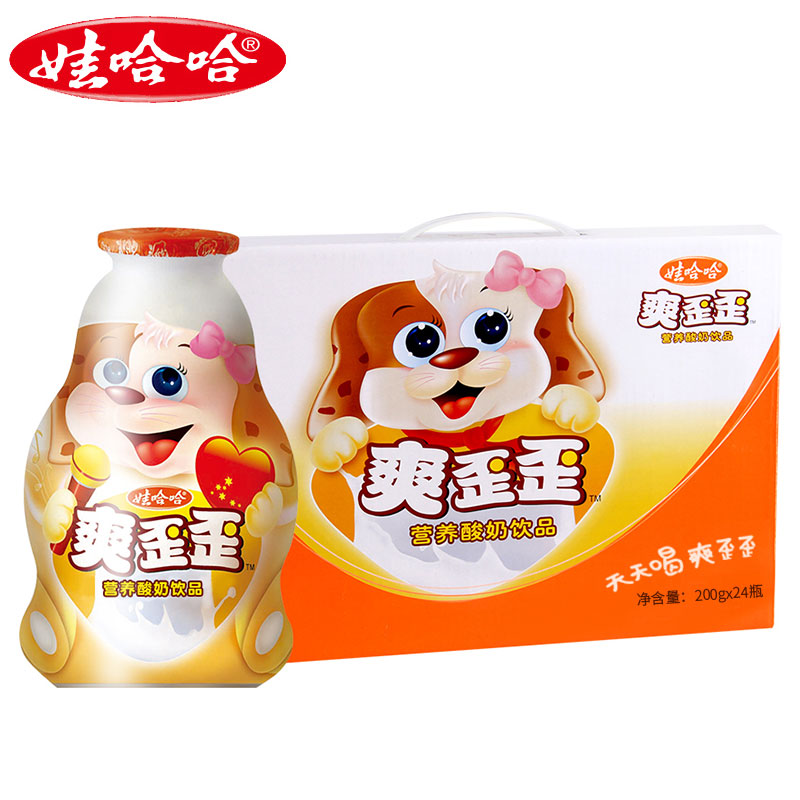 娃哈哈爽歪歪200g*24瓶酸奶饮品