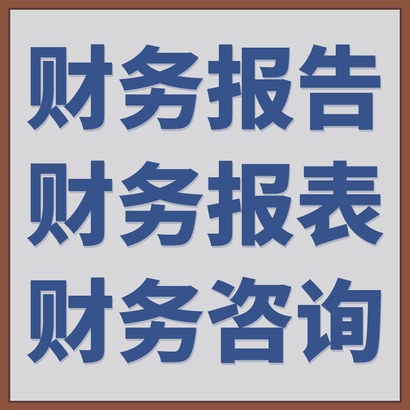 会计师事务所  财务报表咨询