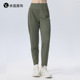 子透气防嗮瑜伽健身裤 欧美速干运动裤 女宽松休闲束脚长裤