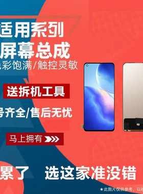 适用OPPO RENO5 K 6 7 K9 PRO Realme 真我Q3PRO GT/NEO 屏幕总成