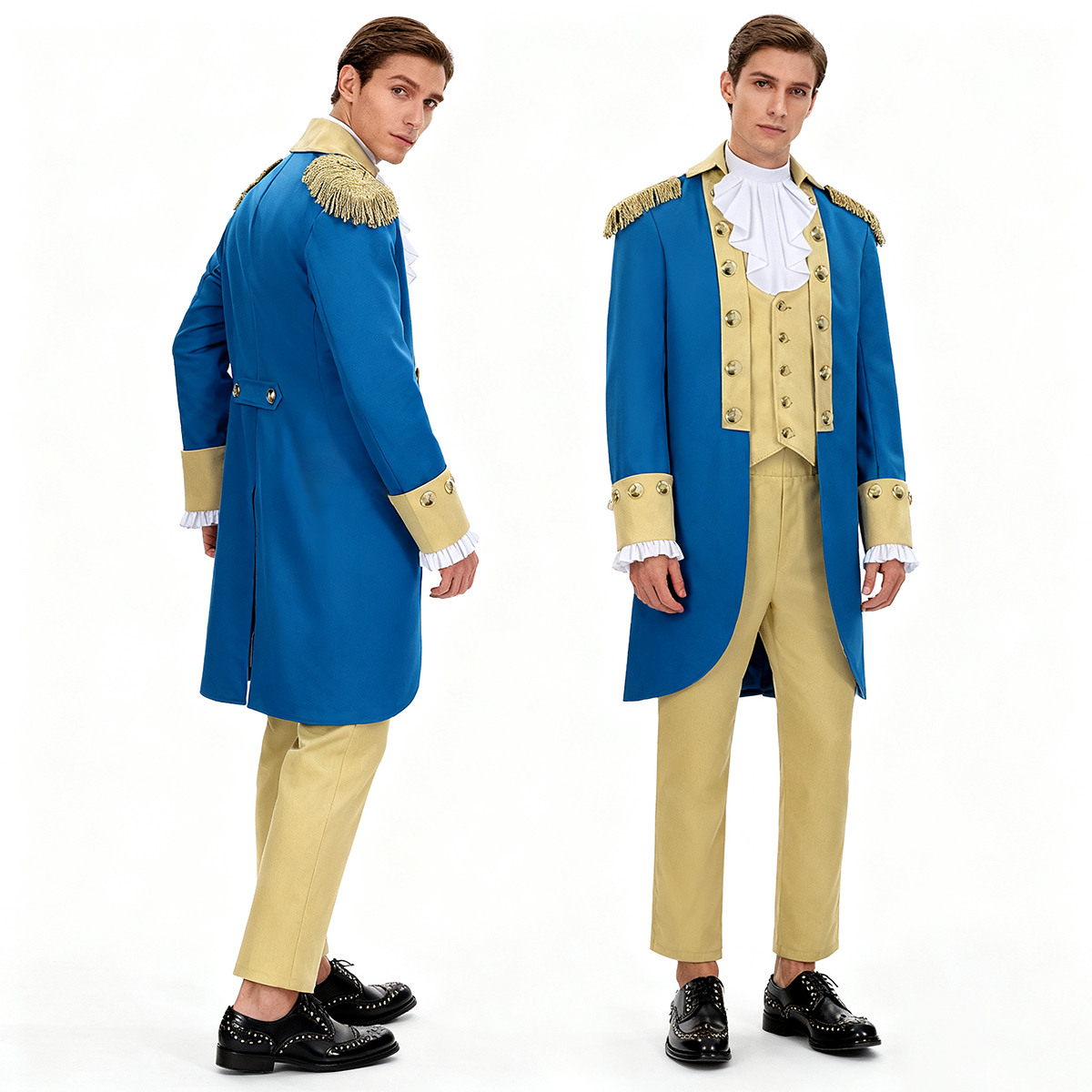 男士创始父亲乔治华盛顿服装汉密尔顿殖民地服装执行官套装