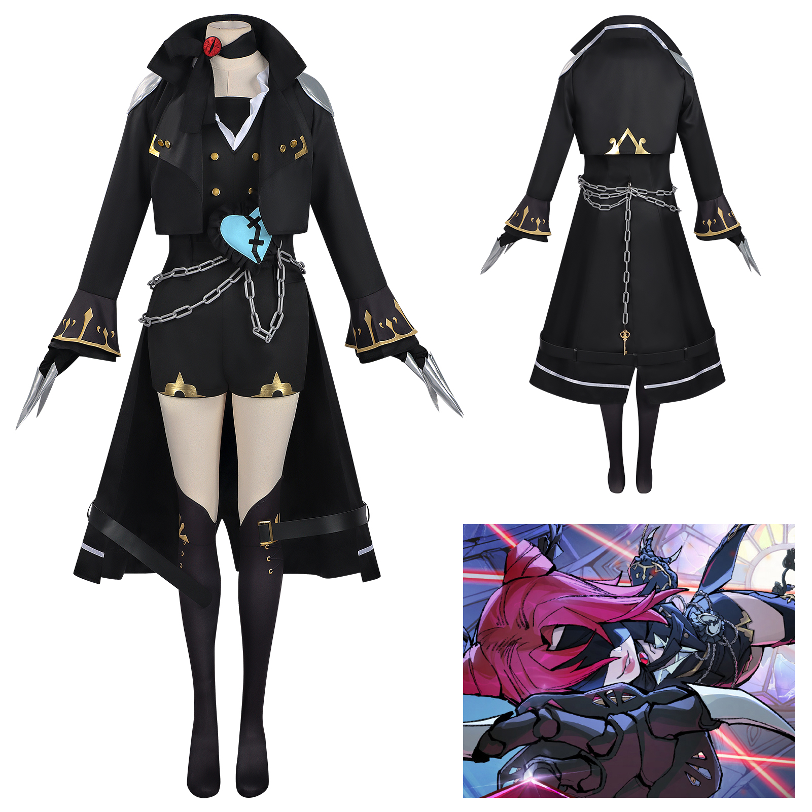 蛋仔cos服影爪梵蒂娅猫女成人儿童游戏同款二次元cosplay服