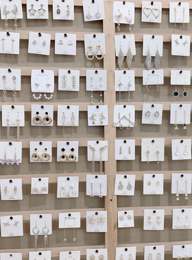 轻奢高级感流苏耳环女小众无耳洞耳夹耳饰秋冬珍珠不对称耳钉饰品