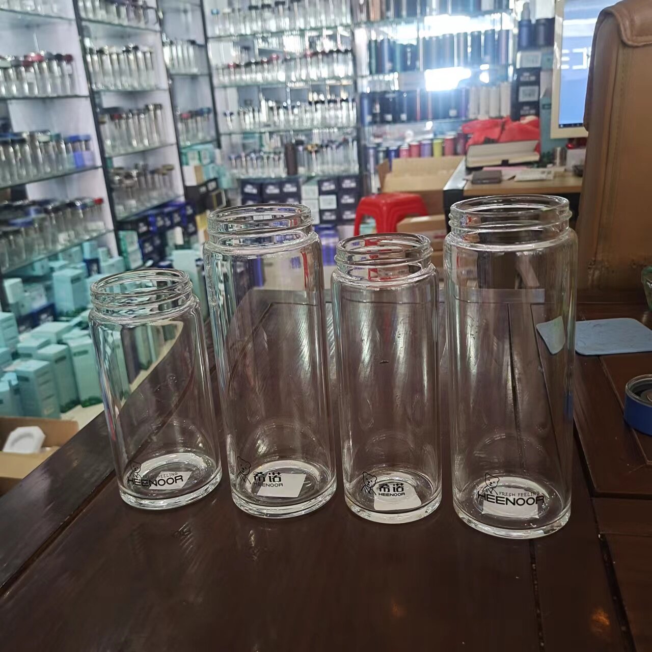 希诺玻璃杯高硼硅材质配件图片