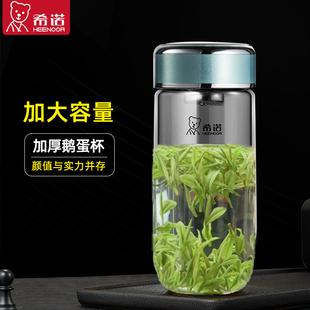 新品希诺单层玻璃杯泡茶杯办公杯鹅蛋杯XN-7715/7716/7717/7718