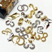 铜合金镀18K真金水滴耳钉女士 设计高质量气质热卖 耳环耳坠耳圈