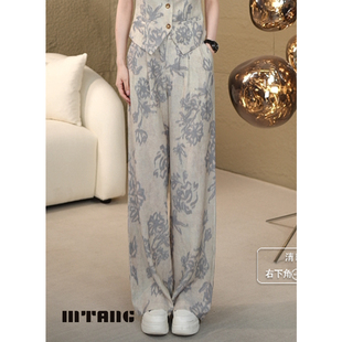 【青花瓷裤】MTANG蜜糖女士新款裤子303