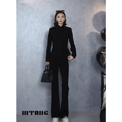 MTANG蜜糖女士新款设计师原创时尚通勤舒适套装403