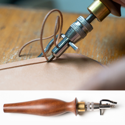 范师傅自制挖槽器鞋底