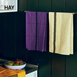 Towel HAY Linear Tea 北欧风彩色擦手巾简约精致茶巾 茶巾