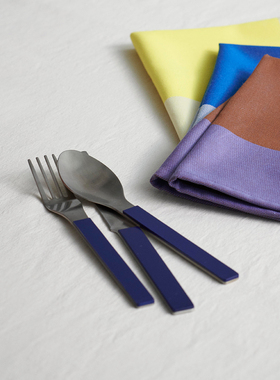 丹麦HAY新品 MVS Cutlery 北欧风简约复刀叉勺套装 家用高级餐具