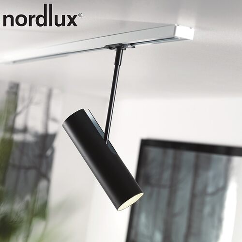 丹麦nordlux诺乐适北欧现代创意个性极简风轨道灯射灯黑白MIB3.5
