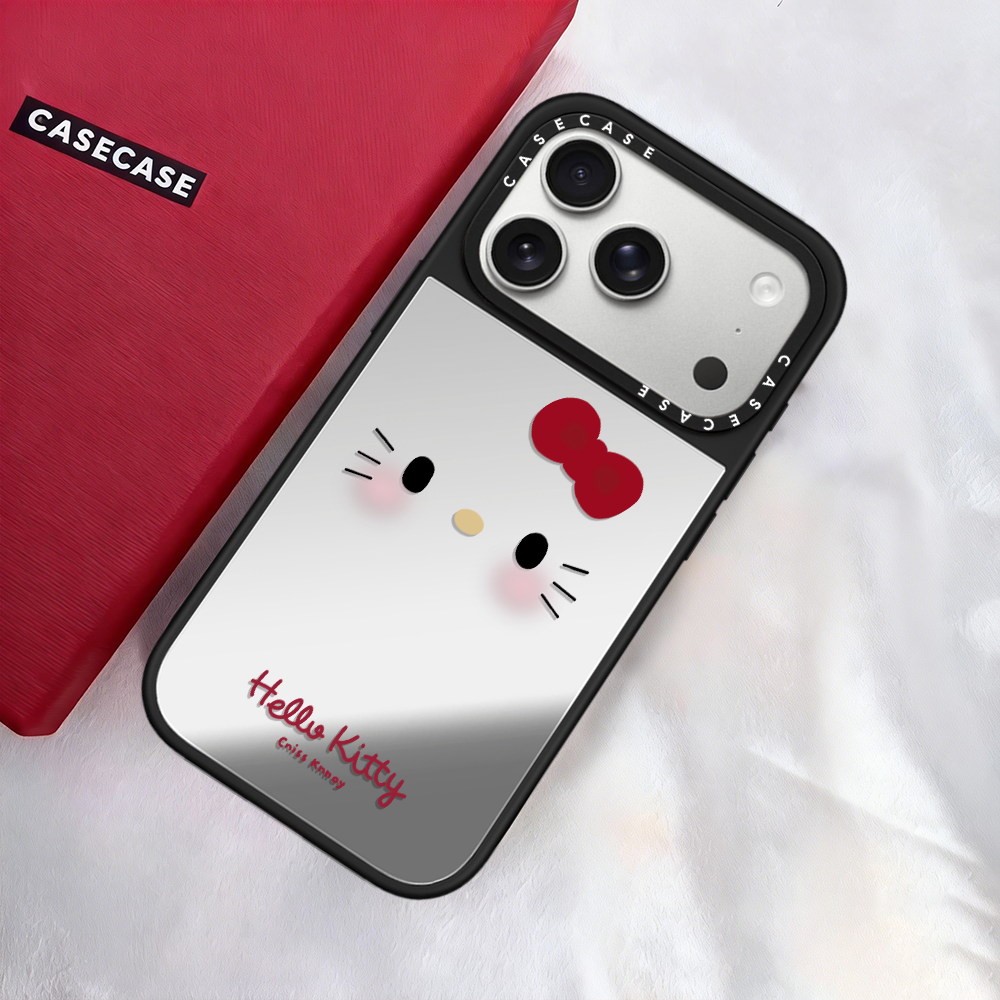 C家代购CASE联名凯蒂猫表情适用苹果17ProMax手机壳15/16高级感13防摔iPhone17Air保护套MagSafe磁吸14男女款