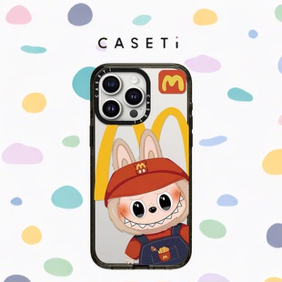 14防摔13全包12保护套MagSafe磁吸女款 C家CASETI联名皇冠拉布布适用苹果iPhone16promax手机壳15plus明星同款