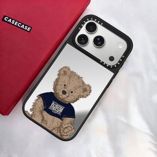 16高级感13防摔iPhone17Air保护套MagSafe磁吸14男女款 C家代购 CASE联名丹尼涂鸦熊适用苹果17ProMax手机壳15