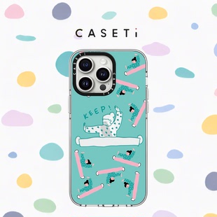 14防摔13全包12保护套MagSafe磁吸透明 C家CASETI联名瑜伽女孩适用于苹果iPhone16promax手机壳15plus明星同款