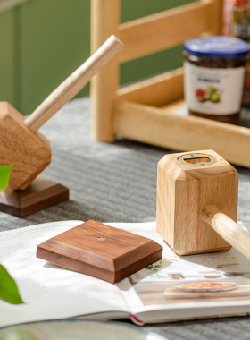 雷神之锤实木高级感个性礼物啤酒起子创意客厅茶几开瓶器装饰摆件