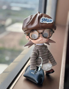 Zsiga娃衣嘎子姐条纹长袖换装衣服向往之处玩偶套装换装帽子休闲