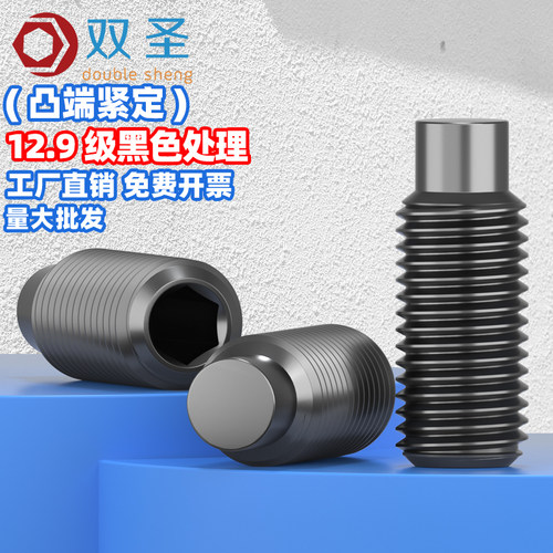 12.9级合金钢凸端紧定螺丝