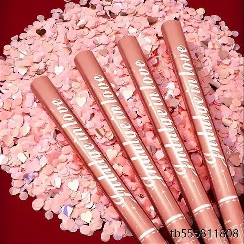 适用结婚礼炮礼花筒婚庆用品手持喷花筒金彩带花瓣雨W灯光舞台婚